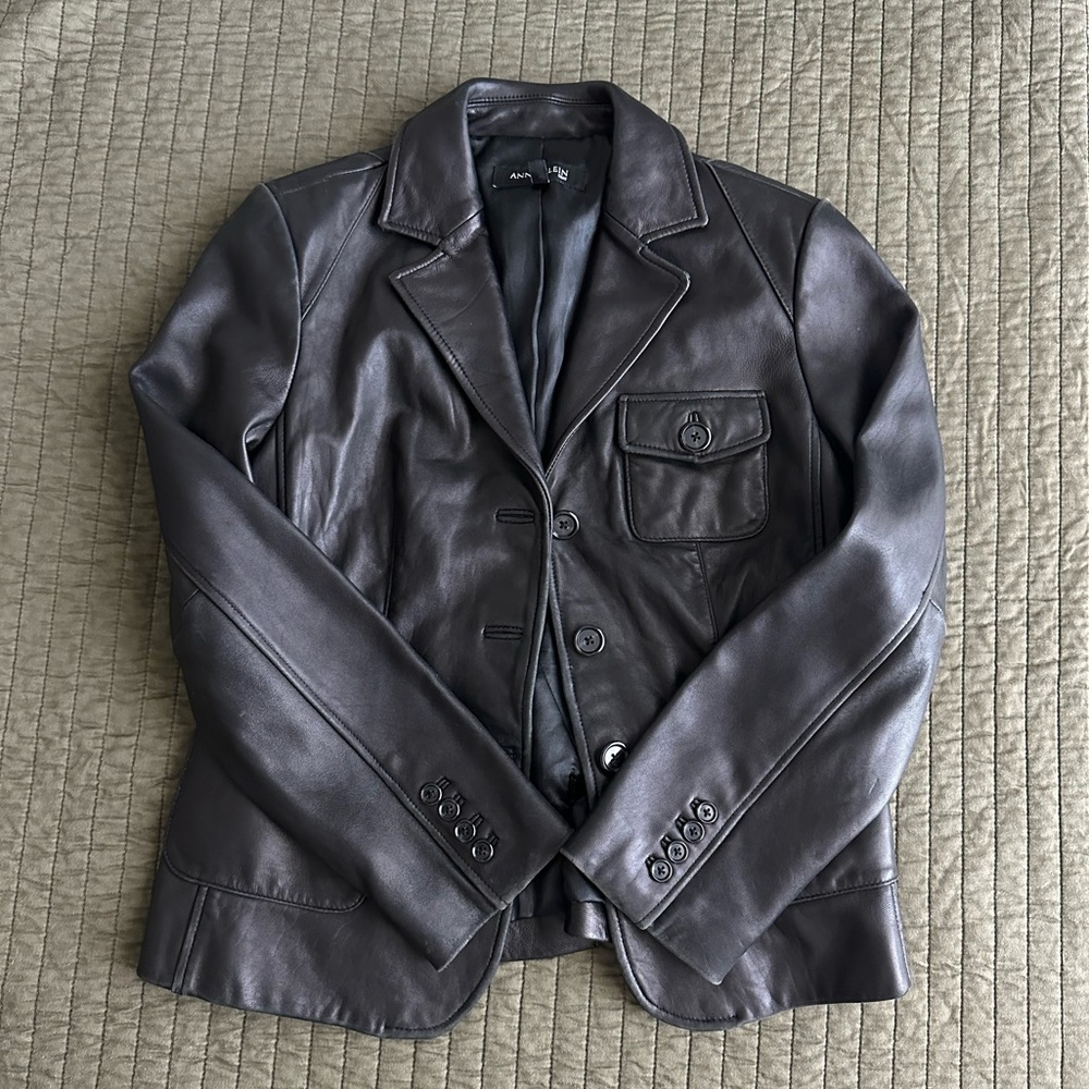 Anne Klein — Vintage Leather Jacket